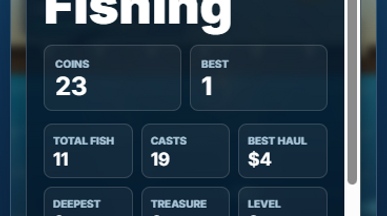 Fishing Game  template preview