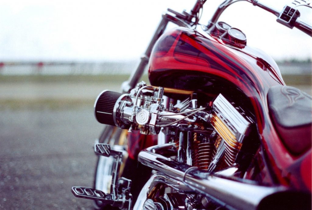 Moto rouge Mondial Moto