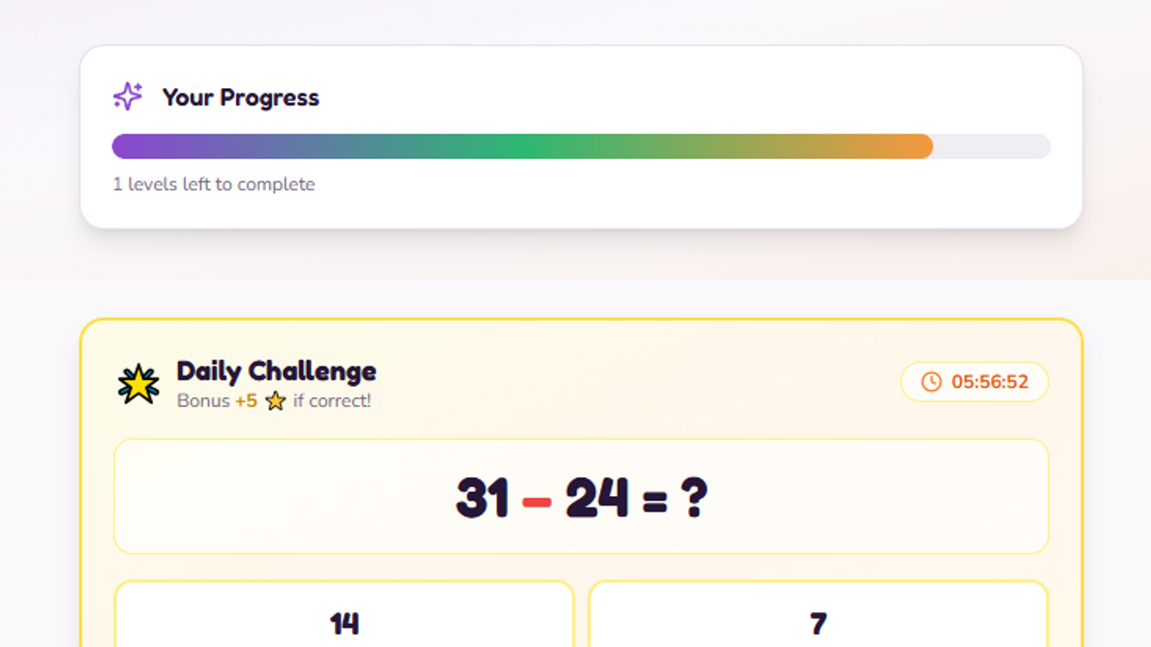 MathQuest template preview