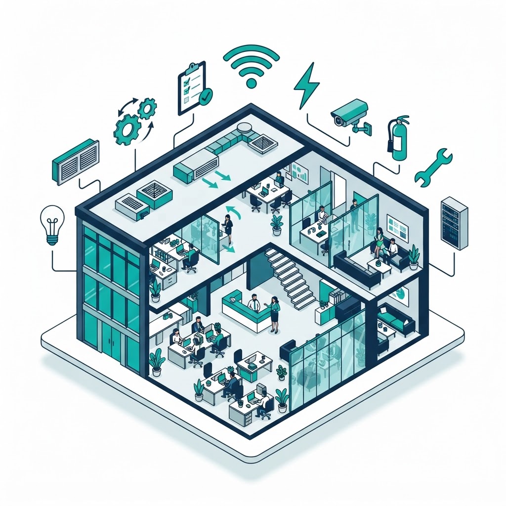 AgileFM facility management illustration