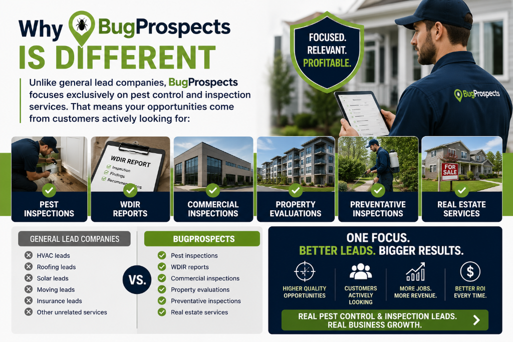 Why BugProspects is different infographic