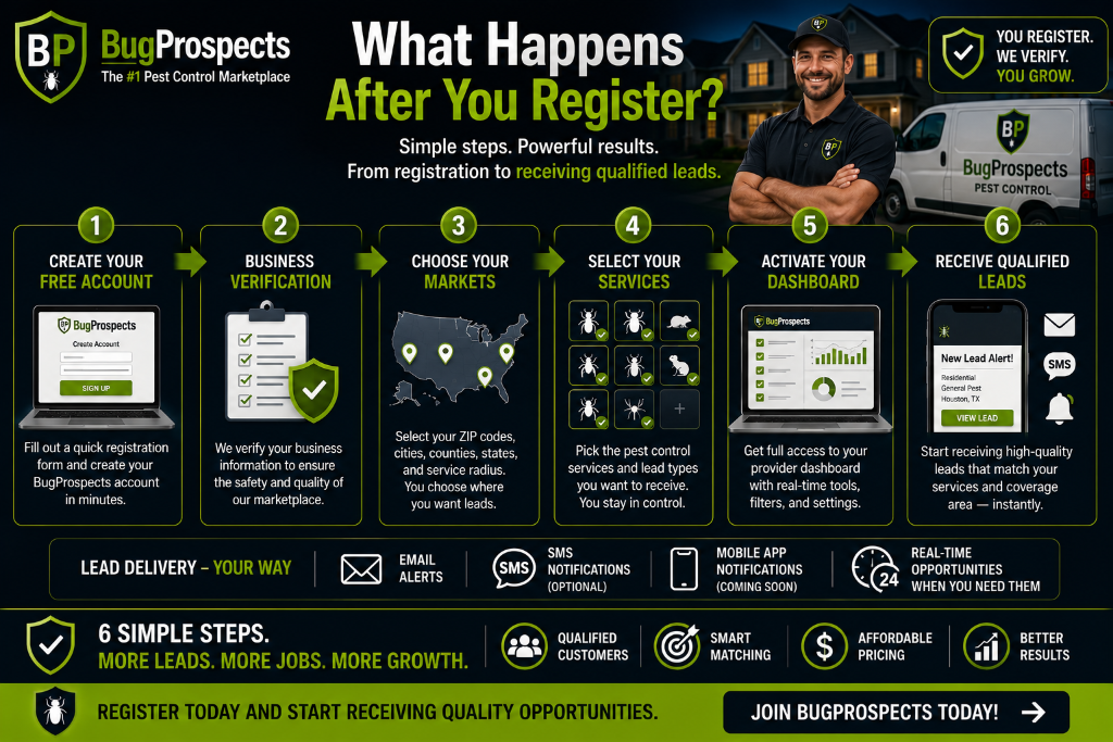What Happens After You Register — 6-step process