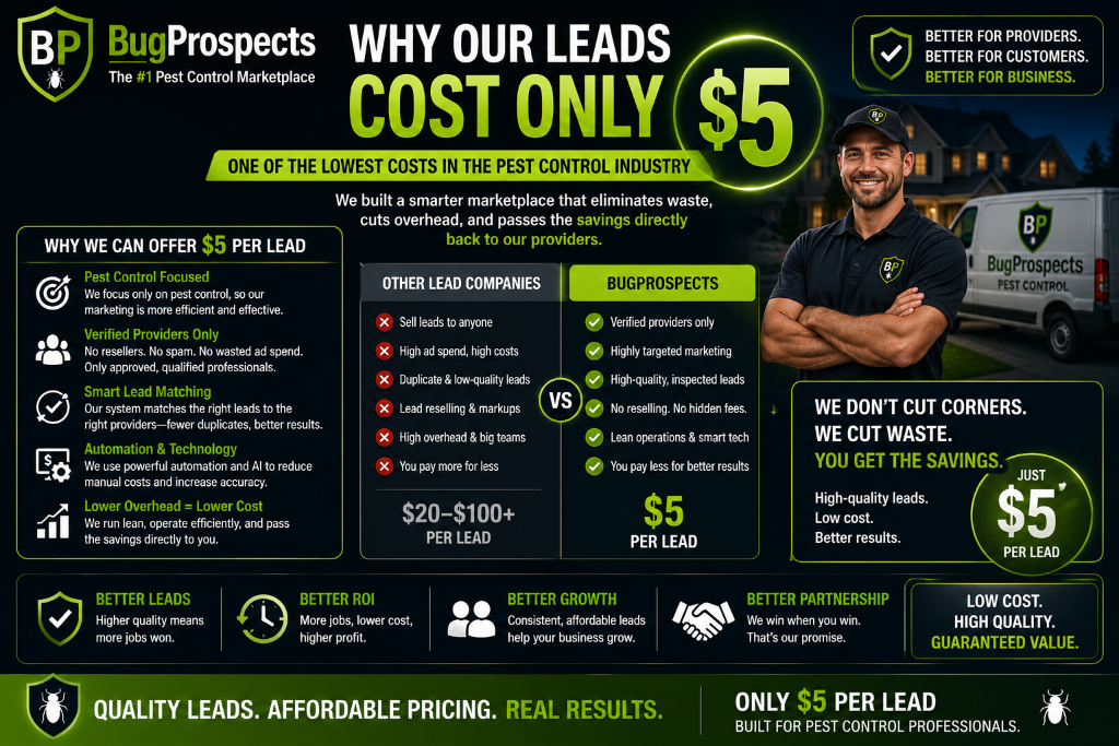 Why Our Leads Cost Only $5 — BugProspects vs other lead companies