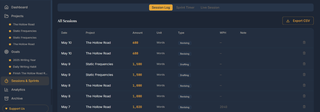 Feature screenshot