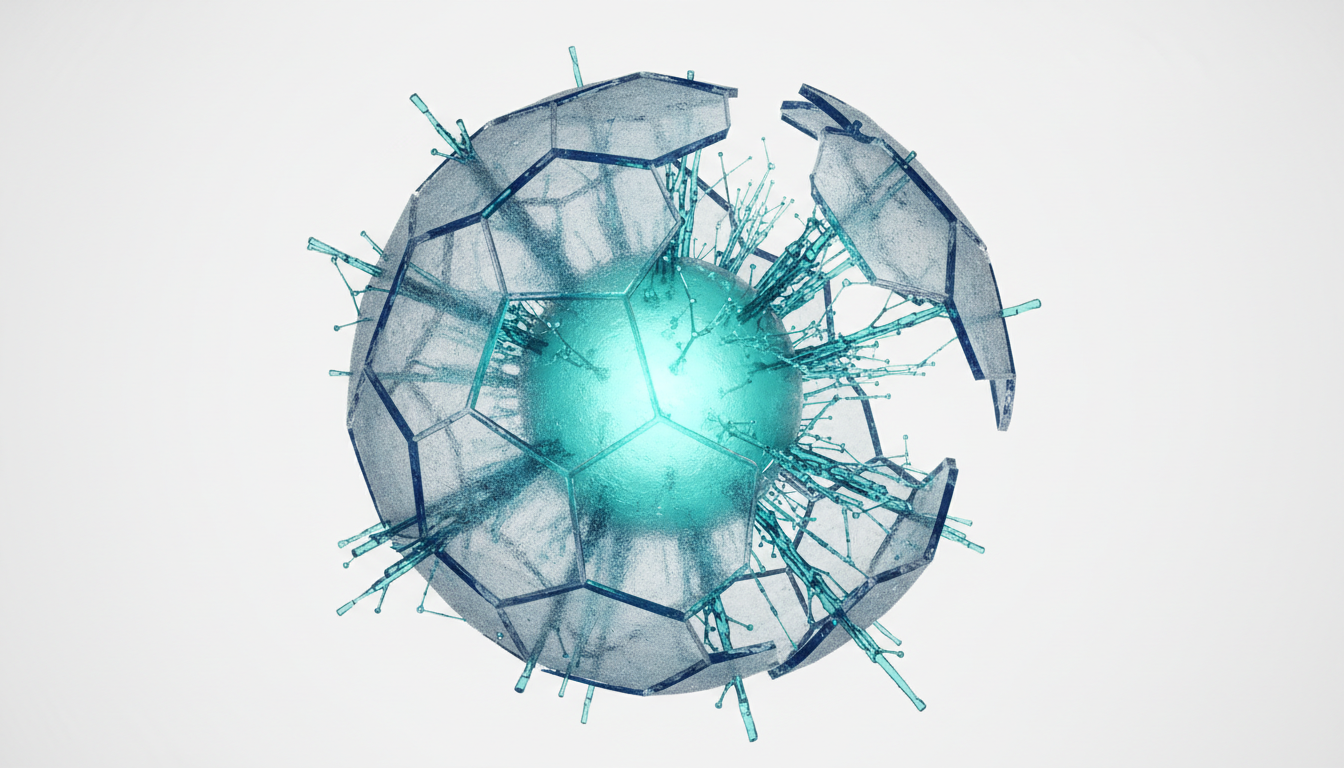 Abstract 3D nano-particle visualization
