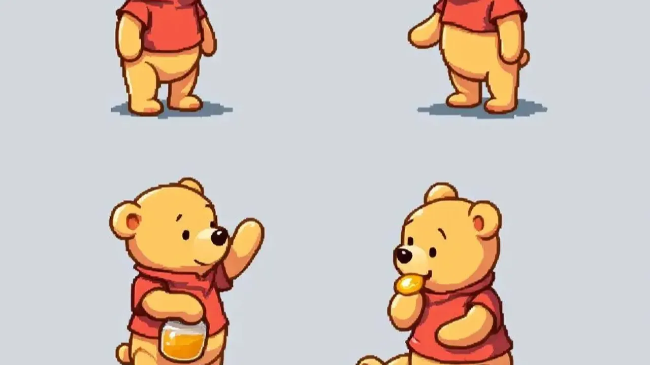 Pooh's Honey Hunt template preview