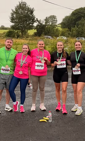 Runners on a scenic coastal path in Sligo
