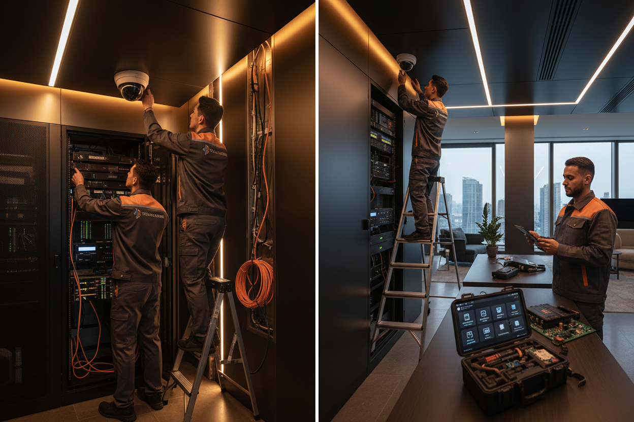 Advanced Tech Solutions team at work