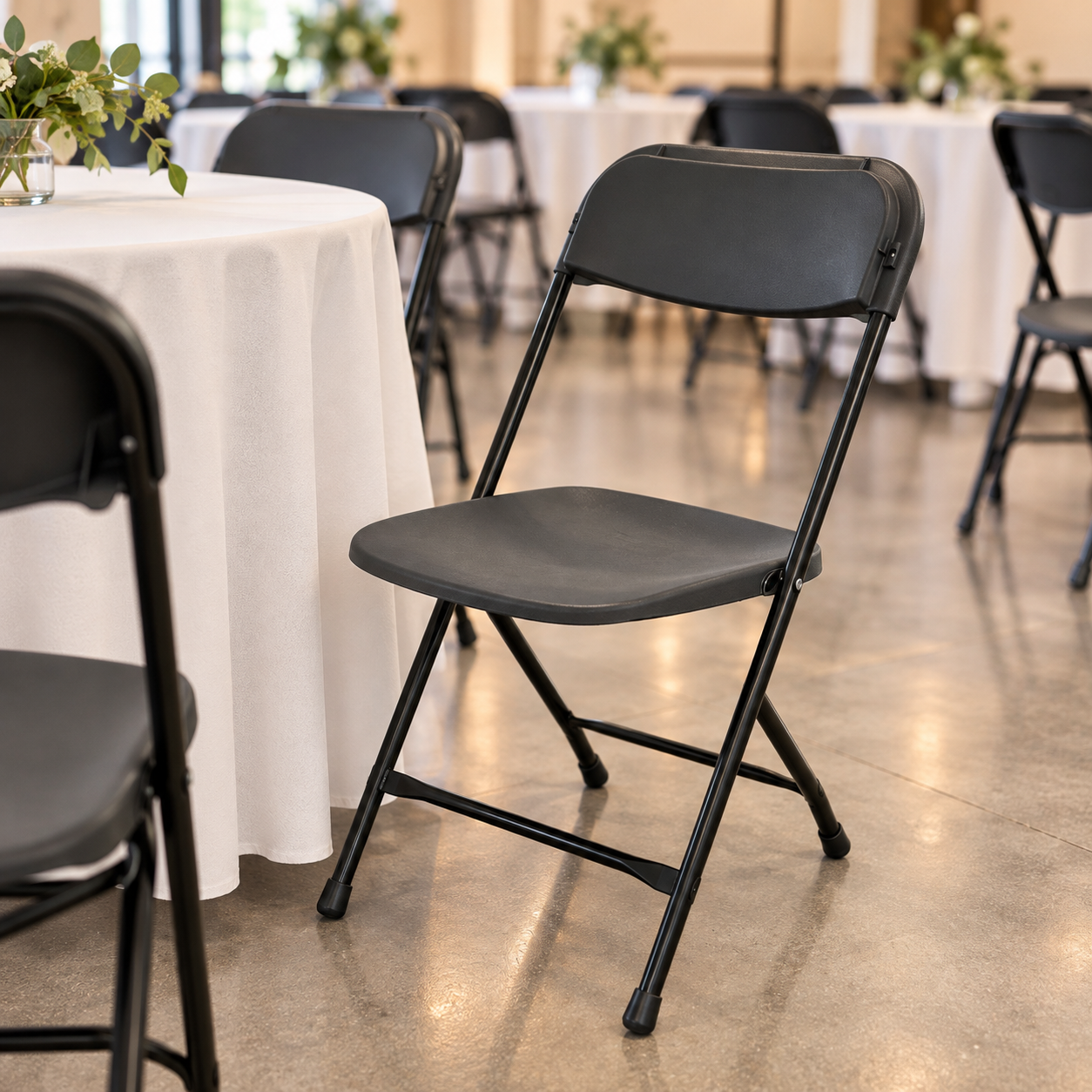 Black Folding Chair