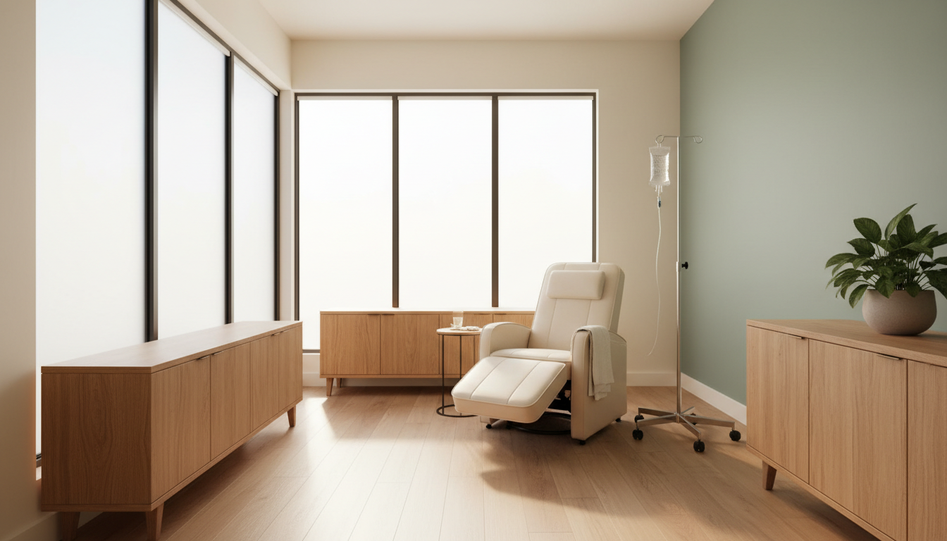 Modern wellness clinic interior