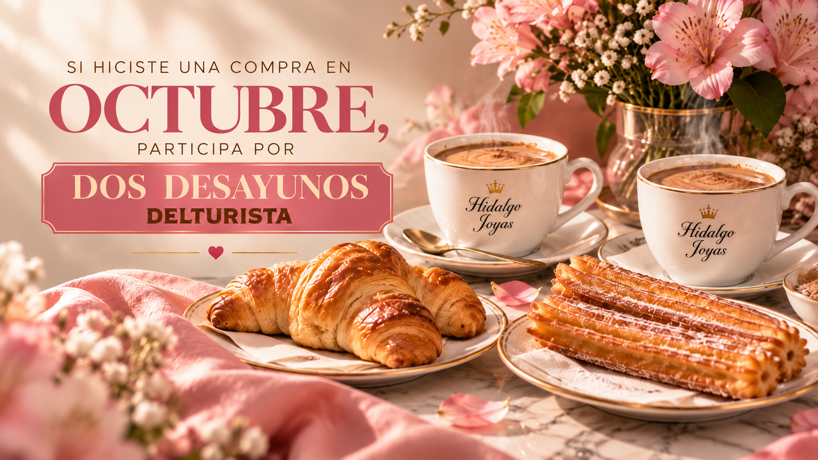 Sorteo Dos Desayunos DelTurista - Participá por una compra en octubre