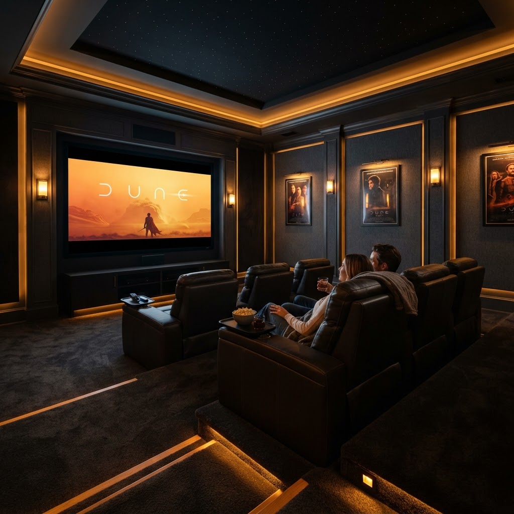 What Goes Into a Custom Home Theater Build