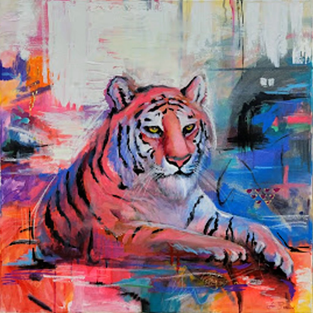 Tiger and Pink