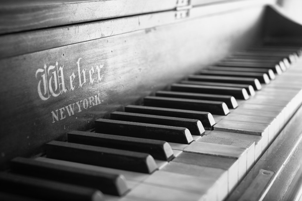 Guptill House piano at Marie Selby Botanical Gardens, Sarasota