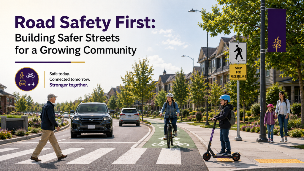 Road Safety First: Building Safer Streets for a Growing Stittsville – Sheetal Narwal Ward 6 Stittsville