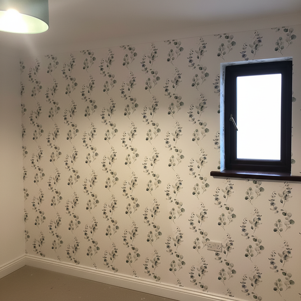 Botanical Wallpaper Hanging