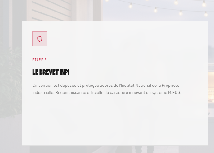 Brevet INPI MFOG