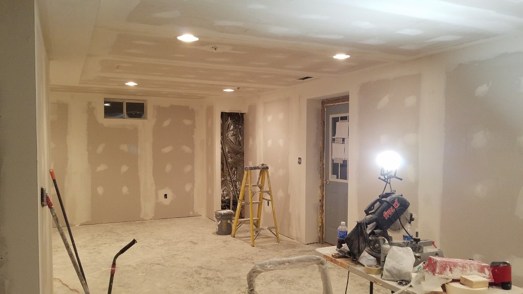 Basement Rough-In — Full Recessed Layout