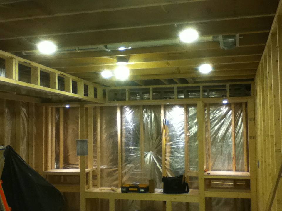 Basement Rough-In — Recessed Lighting Layout