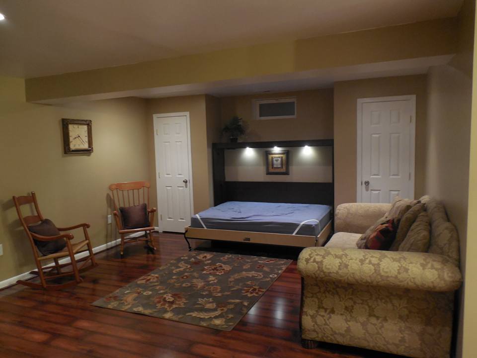 Finished Basement Suite — Full Lighting Package