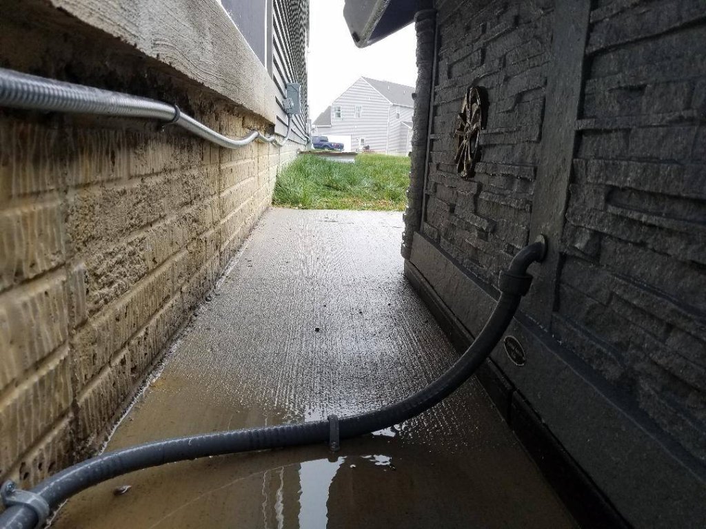 Hot Tub — Low Clearance Conduit Work