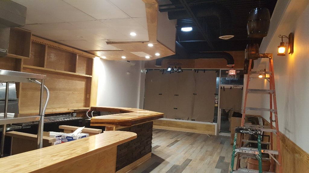 Restaurant Build-Out — Recessed & Accent Lighting