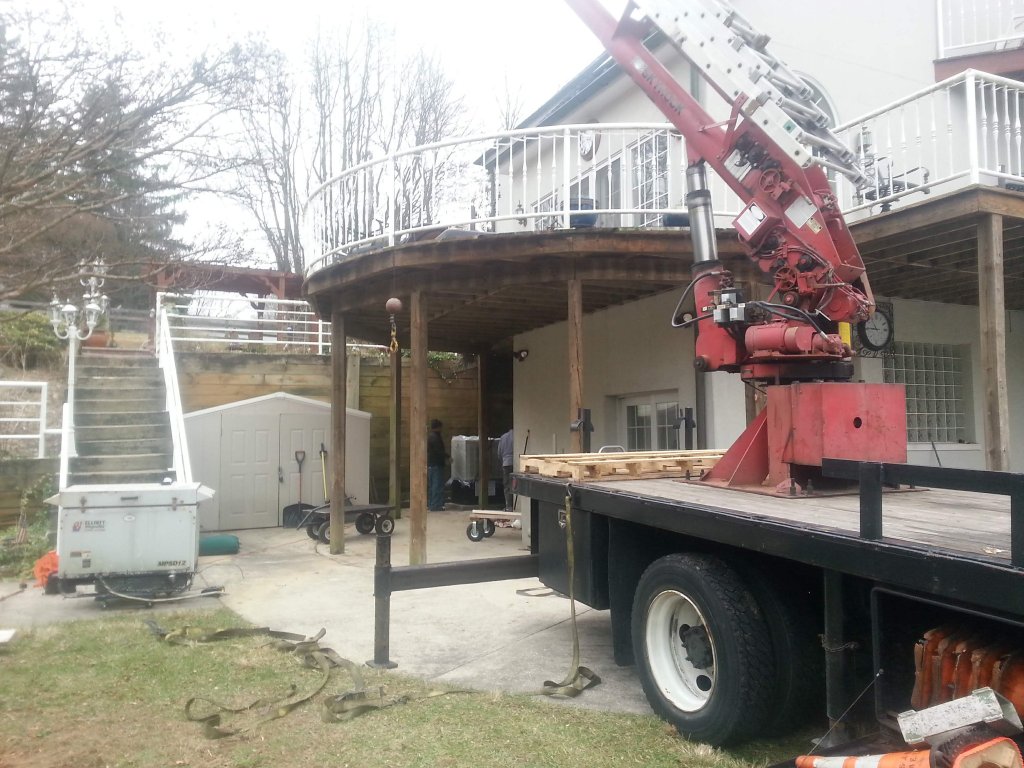 Generac Generator — Crane Delivery & Site Prep