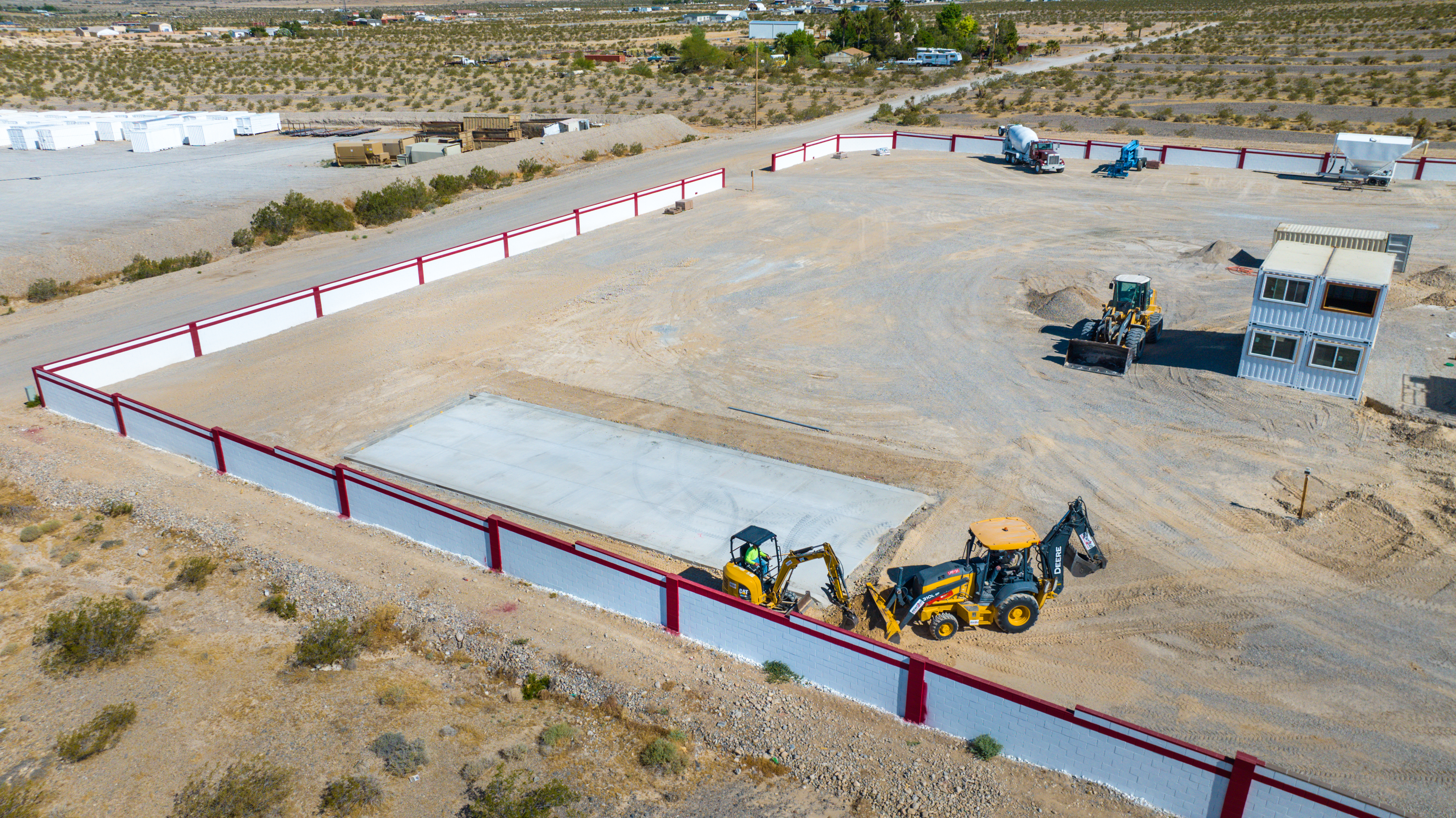 Construction yard overview