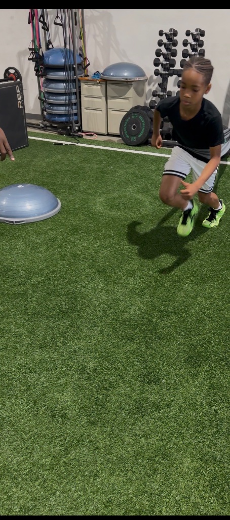 Athlete agility jump training