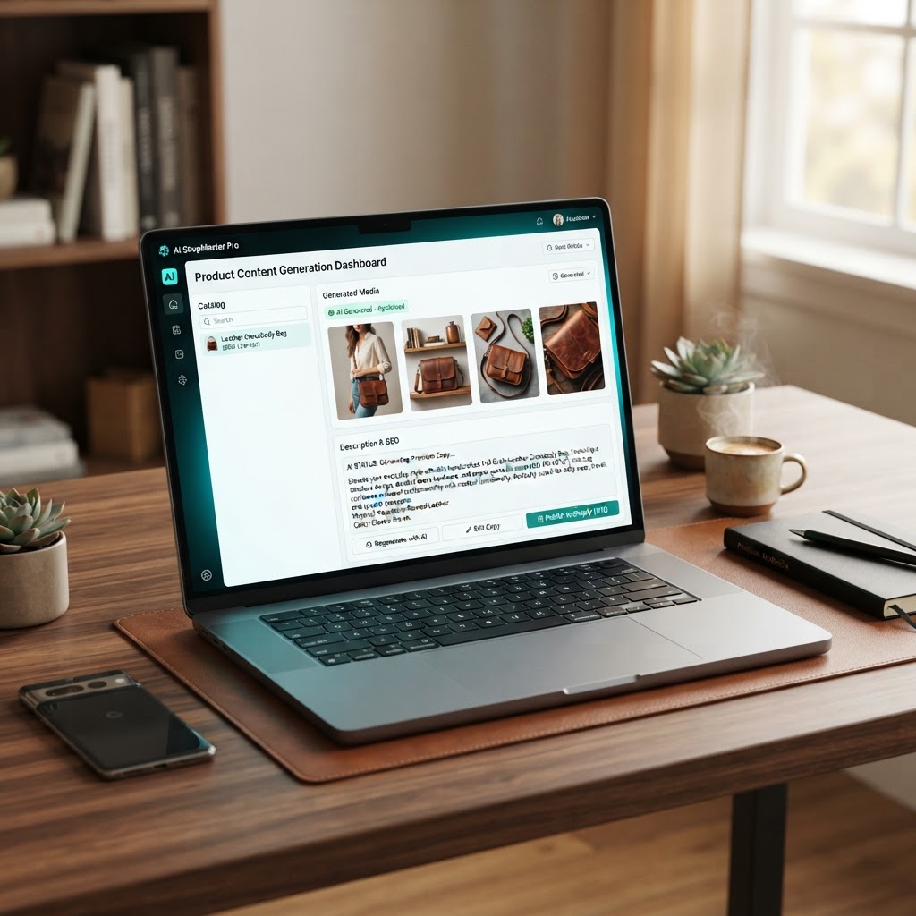 AI saving time for independent retailers by writing product descriptions and generating images