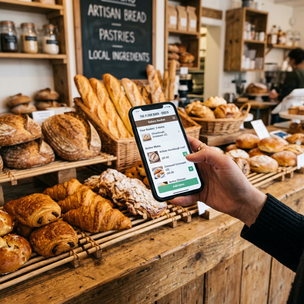 Customer building a basket with AI product recommendations