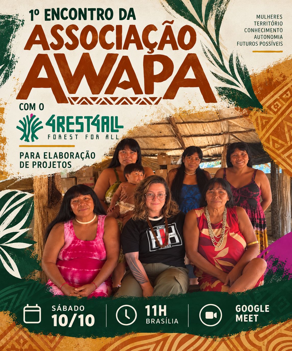 1st Meeting of Associação Awapá with 4rest4all — Yawalapiti community, Xingu