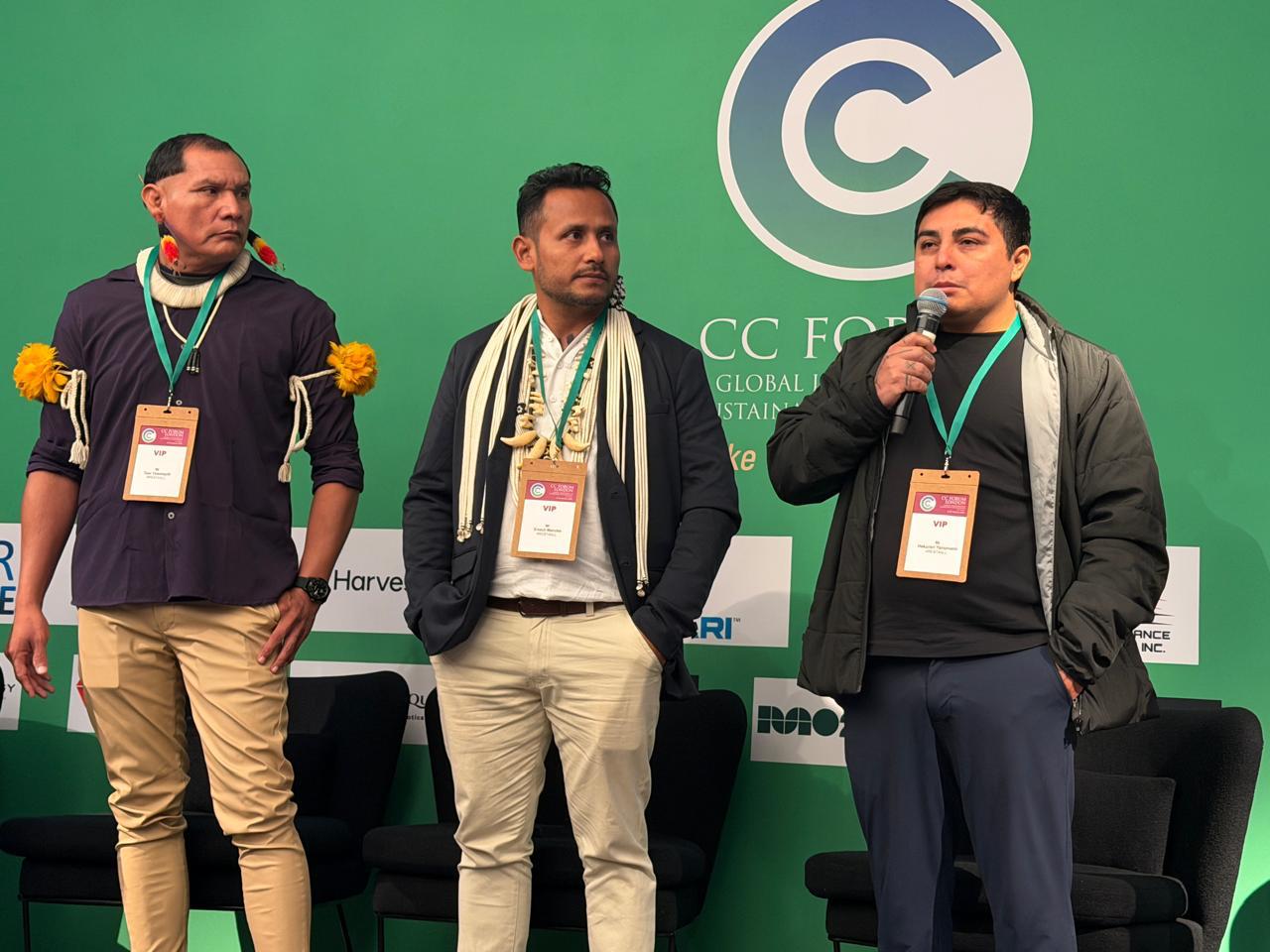 CC Forum — the delegation on stage