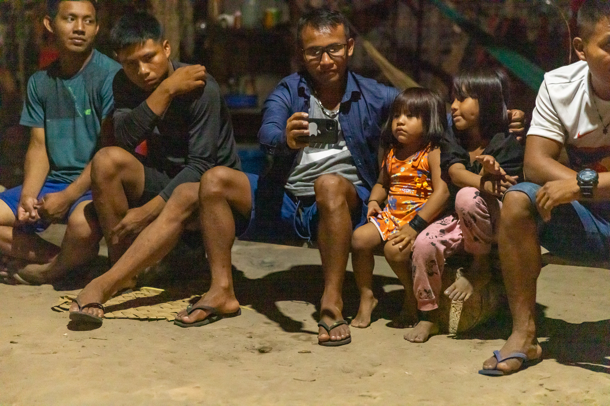 The phone films what has always existed — now the world can see it too.