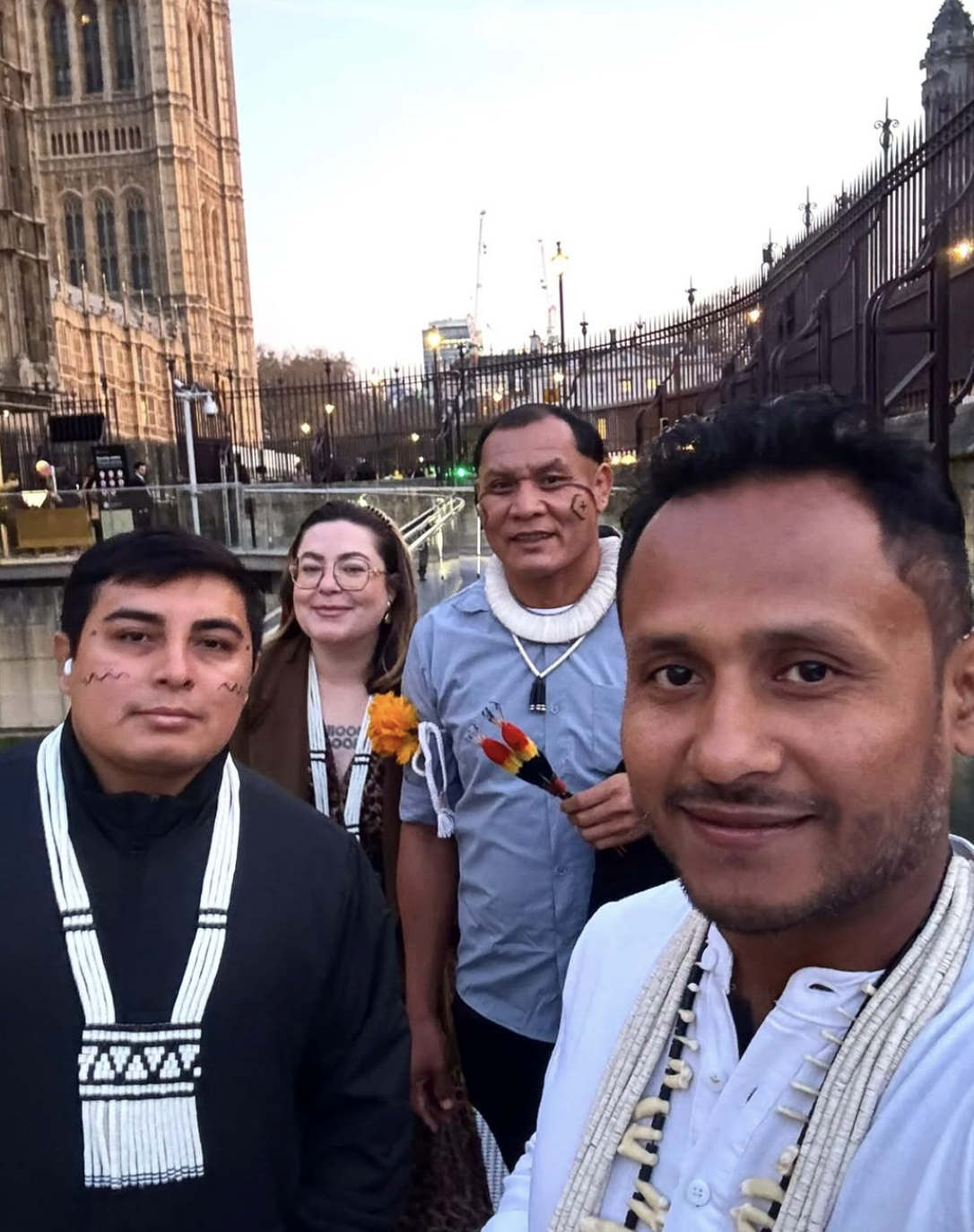 Palace of Westminster — with the delegation