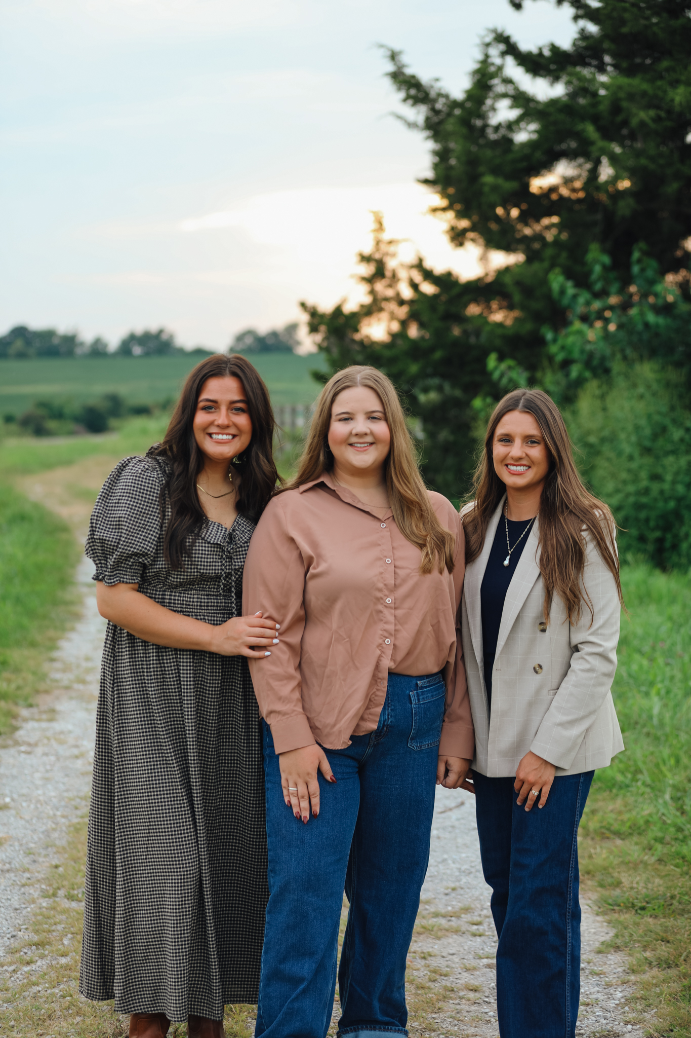 The AgriFocus team in the field at golden hour