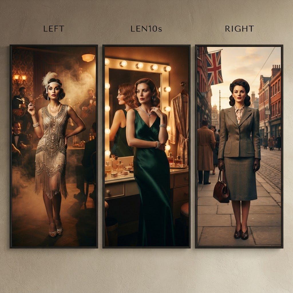 Threads of Time: What 1920s–1940s Fashion Reveals About Identity, Power, and Resilience