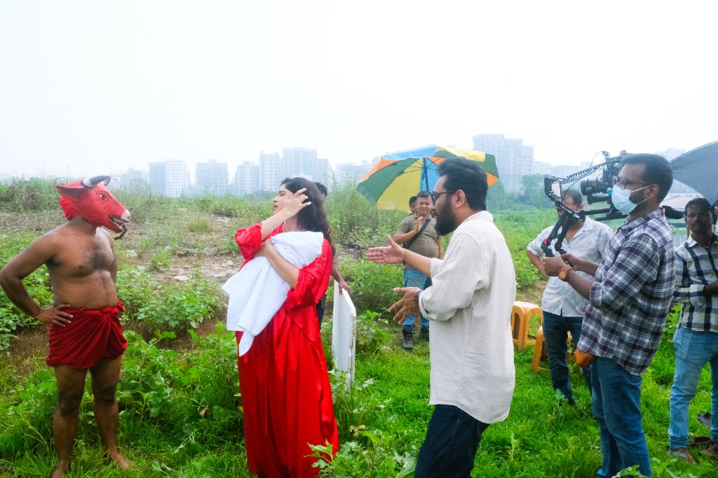 Directing on set — Fallen Petals