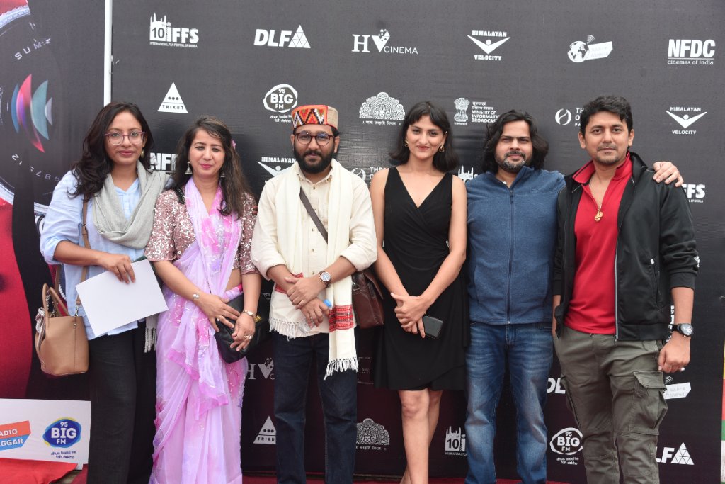 On the red carpet — IFFS Shimla