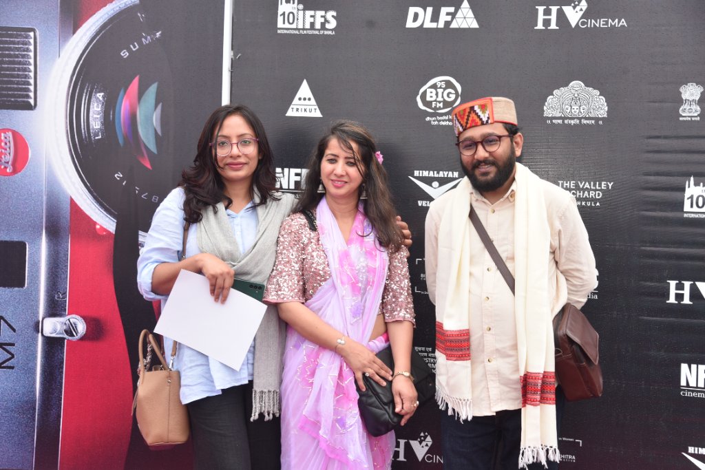 On the red carpet — IFFS Shimla