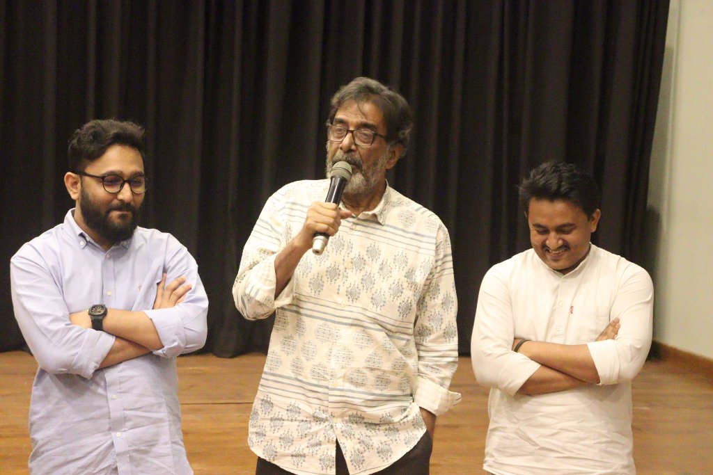 Q&A session at the festival screening