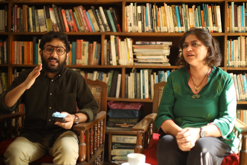In conversation — interview session