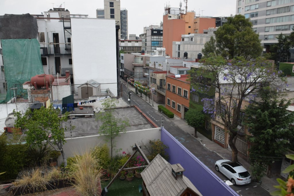 View from the balcony, Colonia Napoles