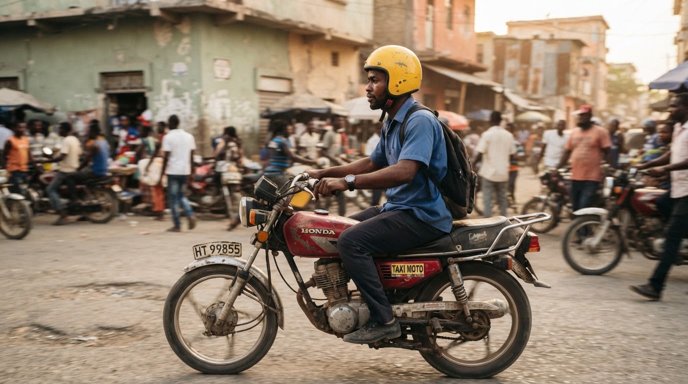 Klaxon rides in Haiti