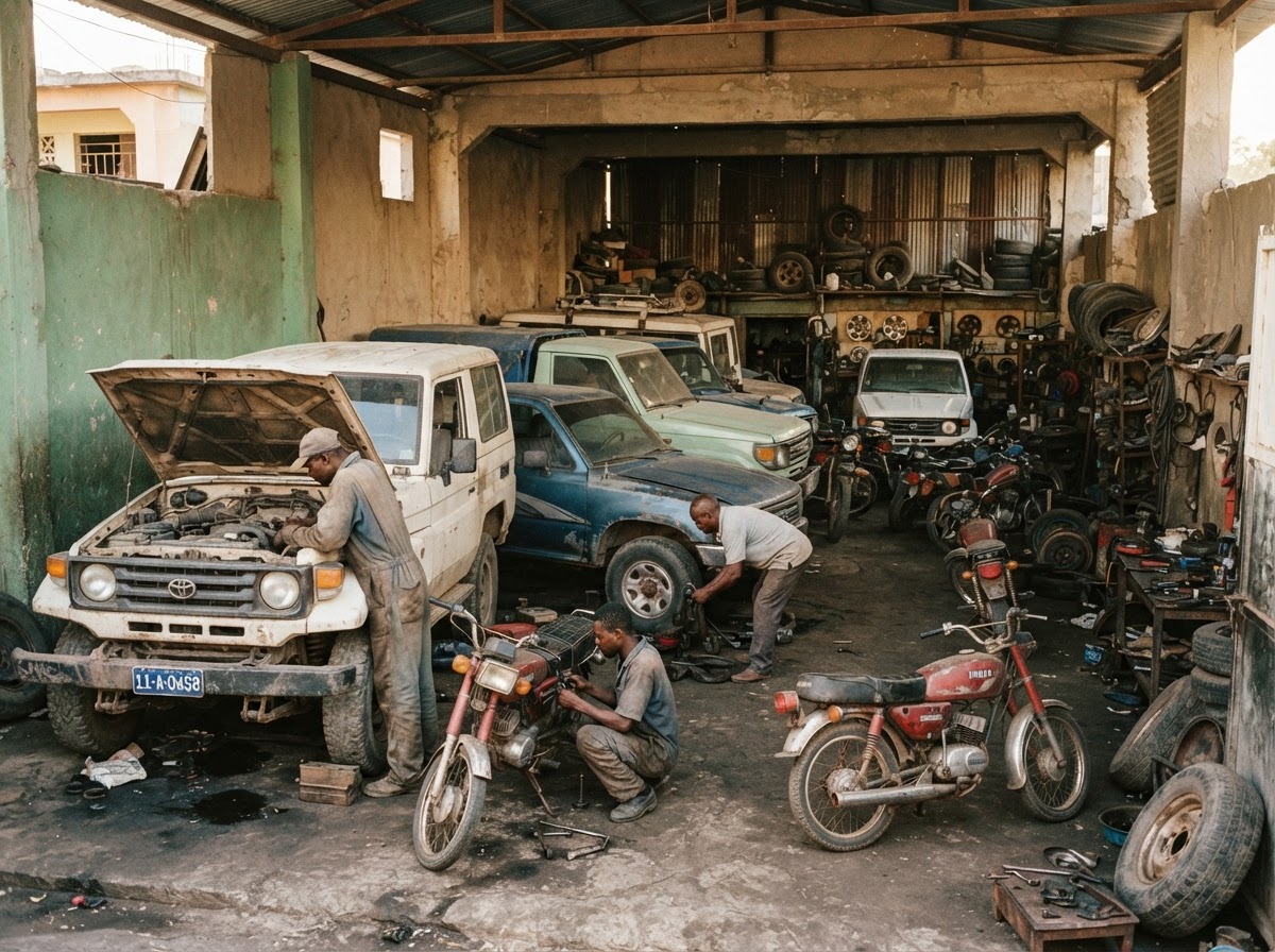 Ou gen yon garaj oswa biznis auto part?