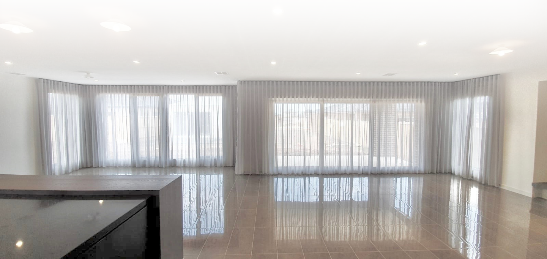 Premium custom curtains in a luxurious Sydney home