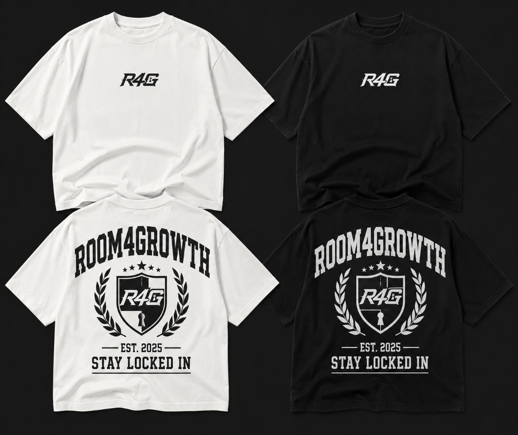 Locked In University Tee β Room4Growth