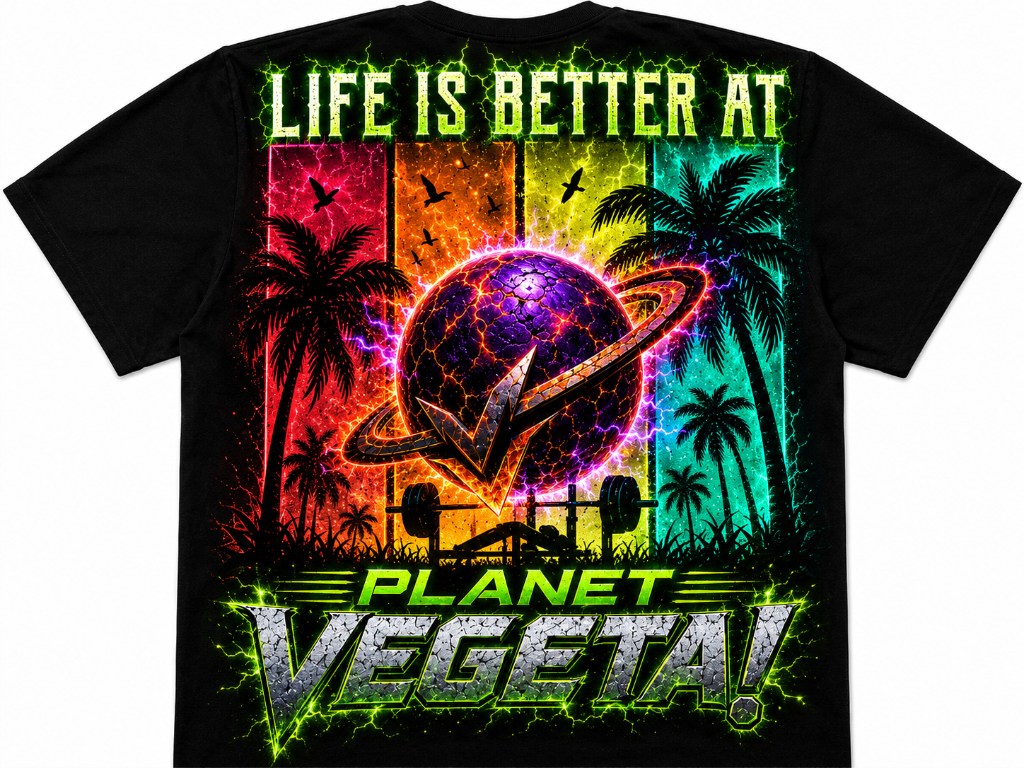 FIRE SUNSET SUMMER TEE