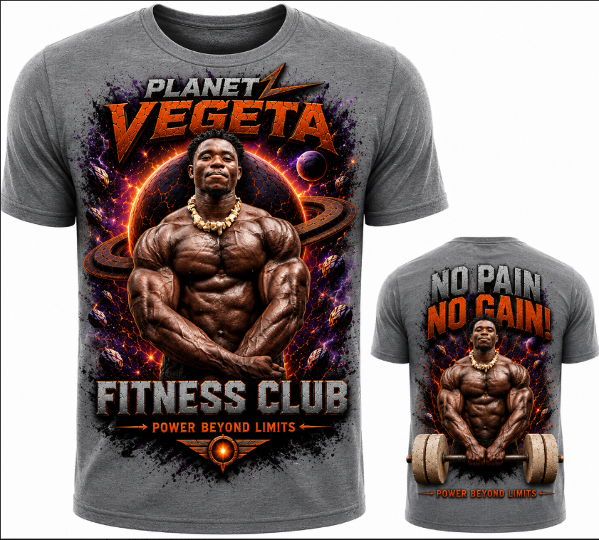 PLANET VEGETA FITNESS CLUB TEE