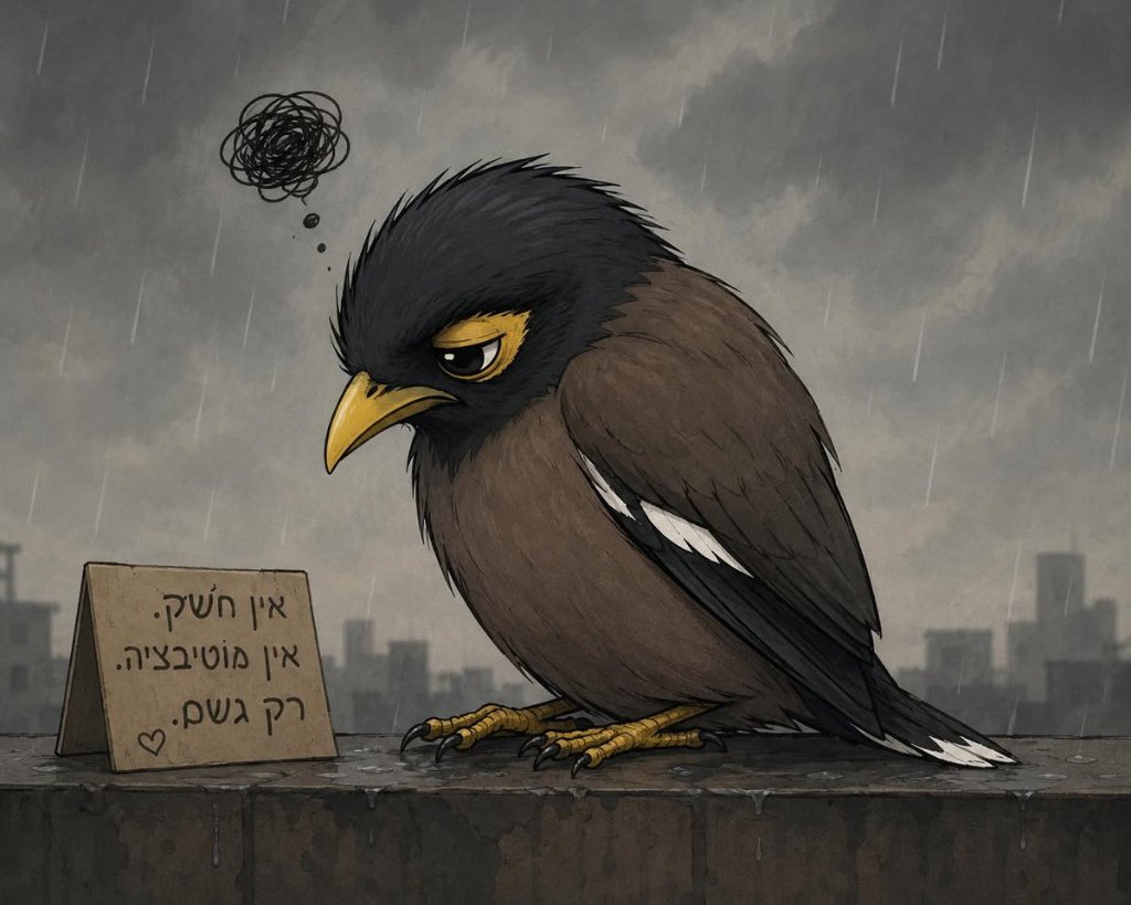 מיינה עצובה